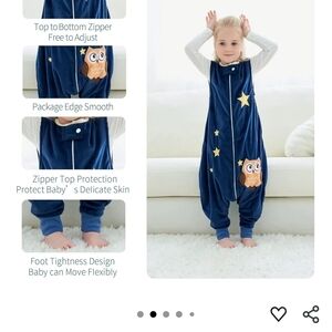 Navy Blue Owl Kids Pajamas